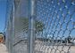 Le PVC de diamant a enduit/fil galvanisé Mesh Fence For Sports Playground de maillon de chaîne